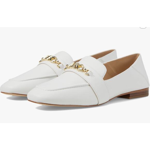 Michael Kors Tiffanie Loafer Optic White Women's 9W – New in Replacement Box - Picture 1 of 6